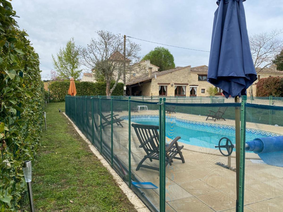 Gite 3 Etoiles Avec Piscine Dordogne Minzac Luaran gambar