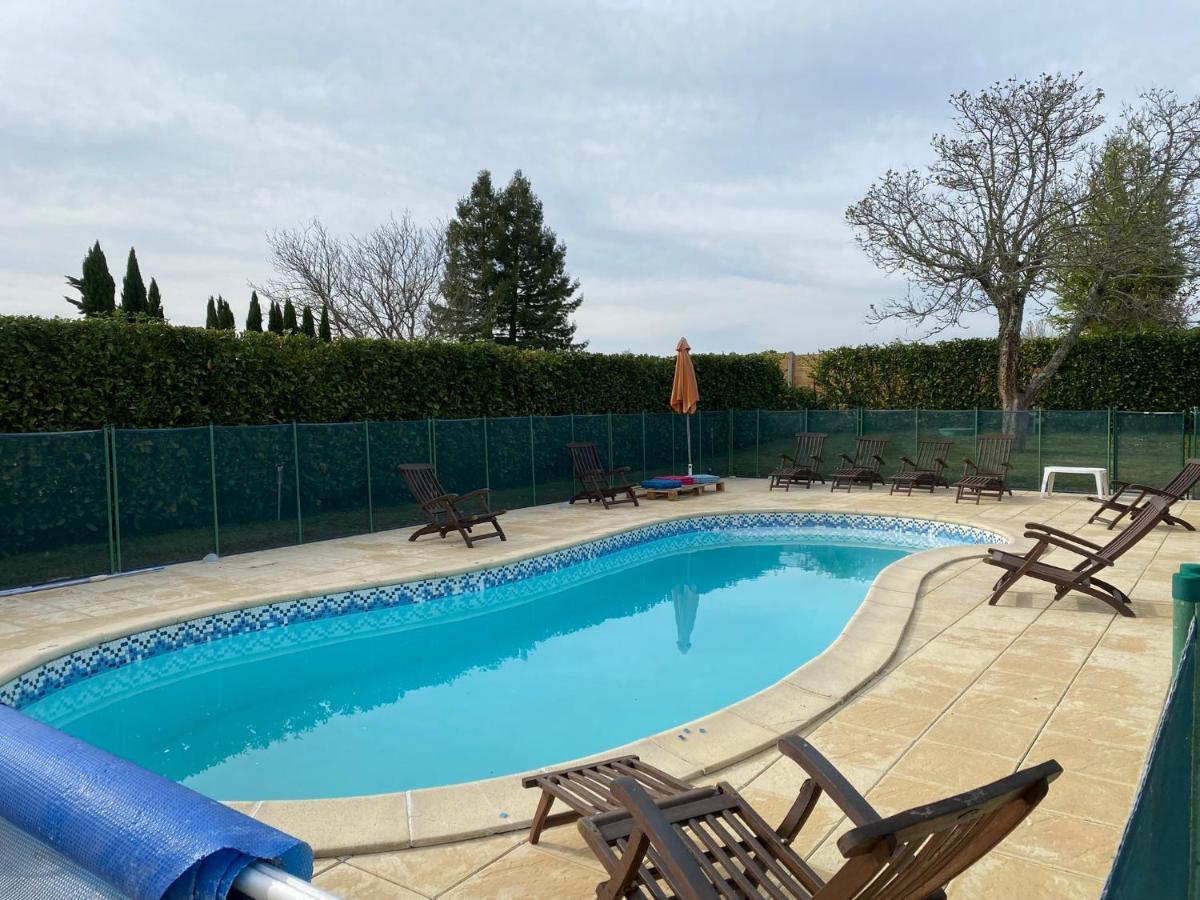 Gite 3 Etoiles Avec Piscine Dordogne Minzac Luaran gambar